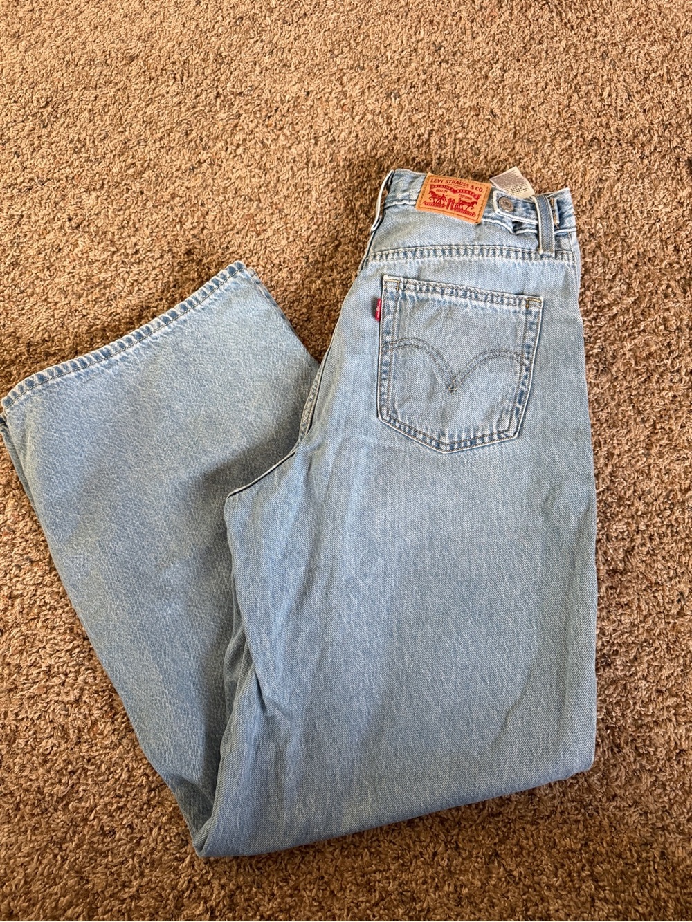 Levi's Light Blue Straight-Leg Jeans